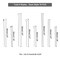 560 pieces 8 Styles 304 Stainless Steel Eye Pins 30mm 40mm 50mm Head Pins Ball 22 Gauge Head Pins Findings Open Eye Pin for Earring Bracelet Pendant Jewelry Making, Stainless Steel Color